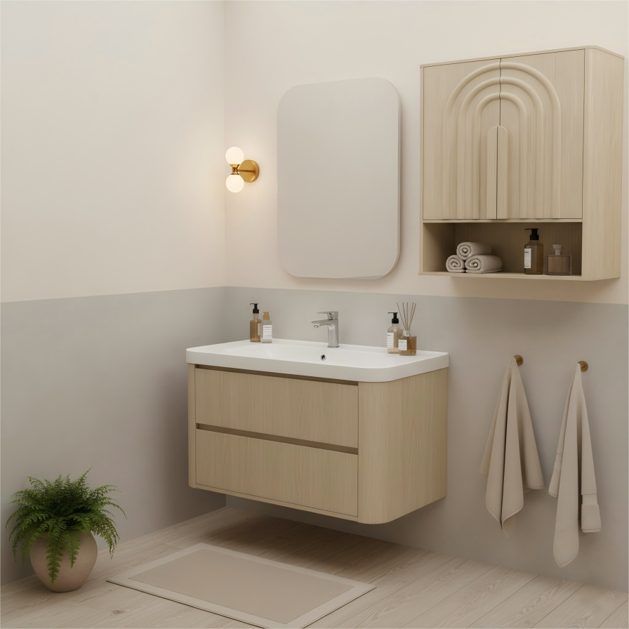 ArcNest Bathroom Wall Cabinet